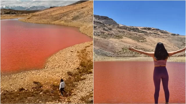 Laguna roja Vinococha en Lima. (Fotos: @patri.eg)
