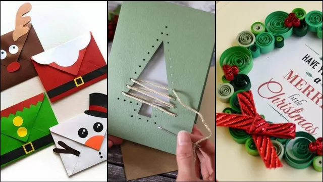 Las mejores ideas para crear tarjetas de Navidad. (Foto: Mattie Schmid / redflameuk / El Mueble)