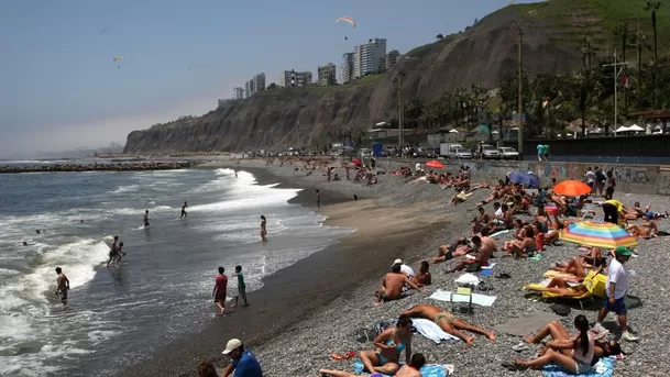 Playa Los Yuyos y Playa Waikiki son los balnearios más visitados de la Costa Verde. (Foto: Andina)