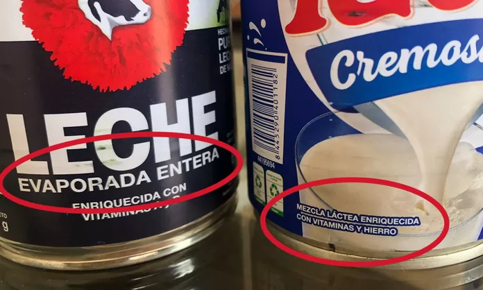 Mezcla láctea y leche: qué significa y cuál es nutritiva