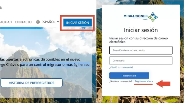 Crear una cuenta en Migracheck. 