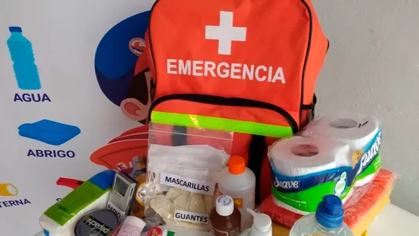 Se recomienda preparar cada mochila de emergencia para dos personas. (Foto: Andina)