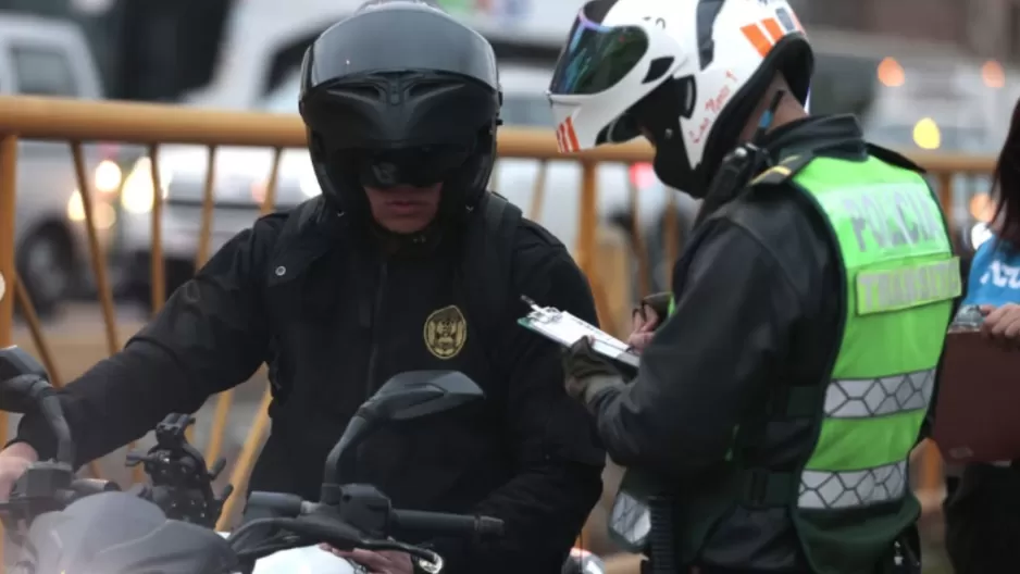 Estas son las multas de moto más comunes y las sanciones que se imponen. (Foto: Andina)