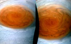 NASA: increíbles imágenes de la tormenta furiosa de Júpiter - Noticias de jupiter