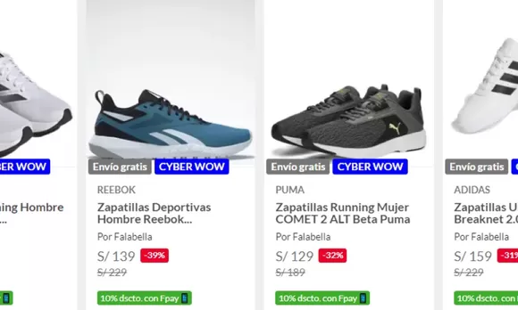 Zapatillas en oferta discount platanitos