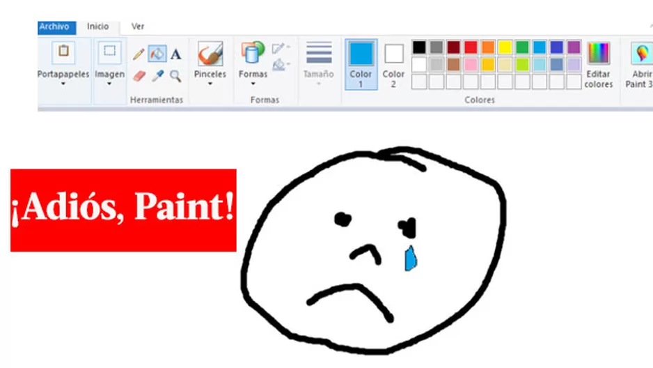 Microsoft dice adiós a Paint después de 32 años