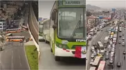 Actualización de vías bloqueadas por parto de transportes en Lima.