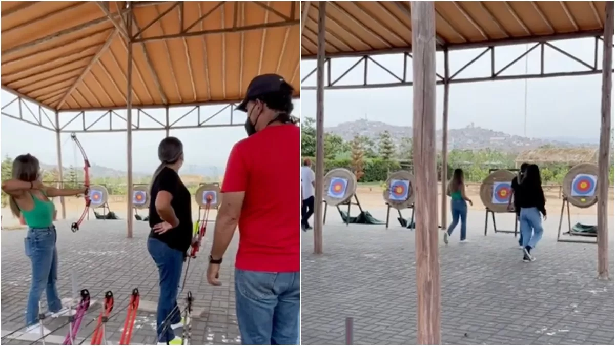 Clases de tiro al arco en Lima. (Fotos: Picnics La Isla)