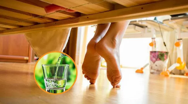 Pon un vaso de agua bajo la cama y te sorprenderás de sus bondades