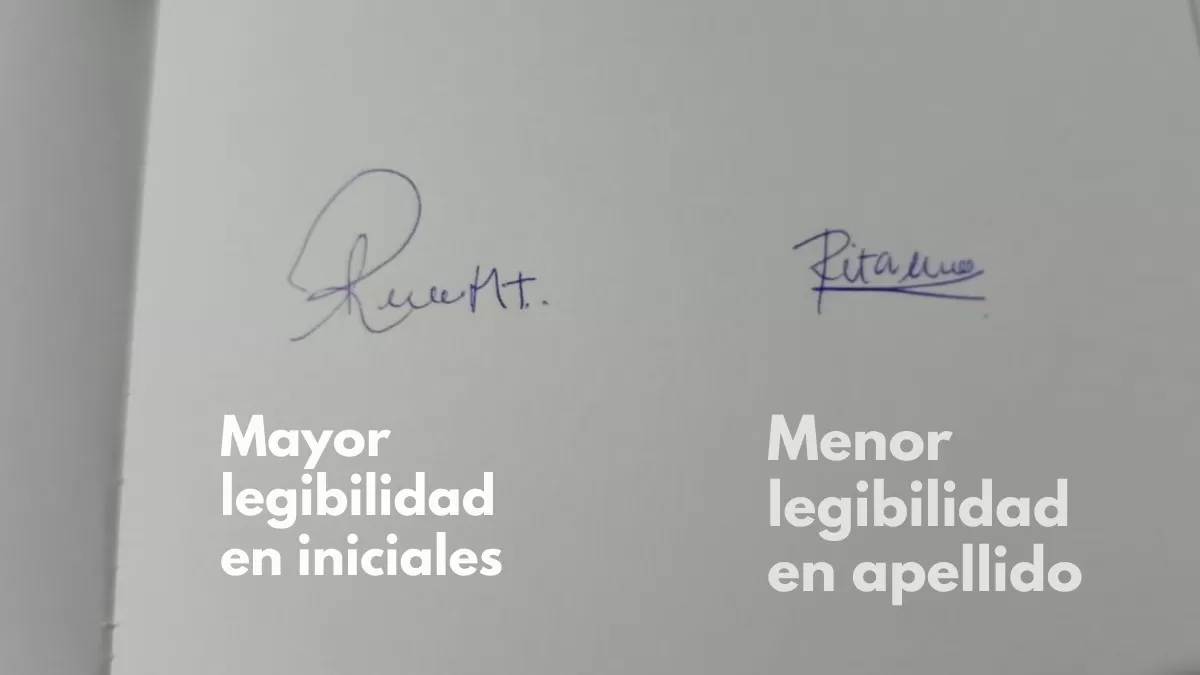 Legibilidad en las firmas. (Foto: ÚtileInteresante.pe)