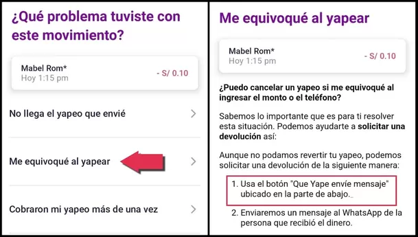 Los pasos a seguir para recuperar tu dinero si yapeaste por error Los pasos a seguir para recuperar tu dinero si yapeaste por error