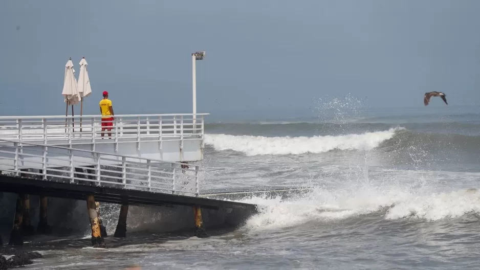 Playas con oleaje anómalo (Foto: Andina)