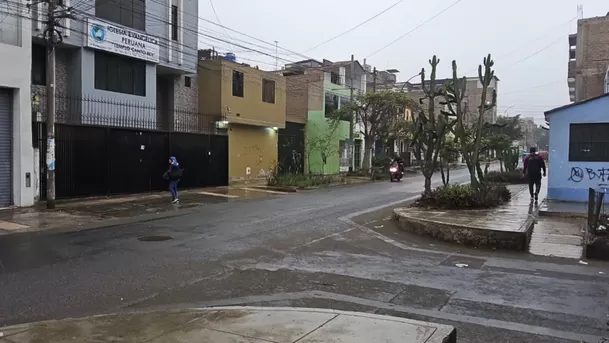 La nubosidad con humedad proveniente de la sierra causó lluvias en distritos de Lima Metropolitana. (Foto: Senamhi)