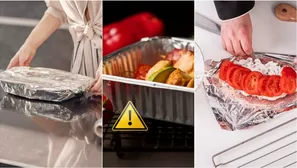 El uso inadecuado del papel aluminio en la cocina puede resultar nocivo para la salud.