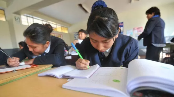 La evaluación de los estudiantes es progresiva y se da a lo largo de todo el año escolar. (Foto: Andina)