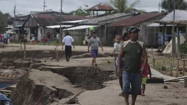 El sismo ocurrido en Loreto ha dejado hasta el momento dos fallecidos Foto: EFE