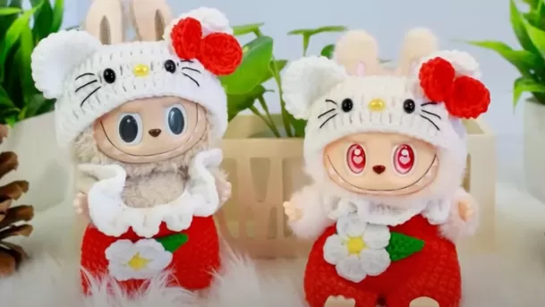 Los Labubus son comercializados por Pop Mart. 