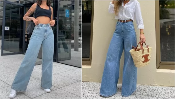 Wide leg jean. (Fotos: Pinterest)