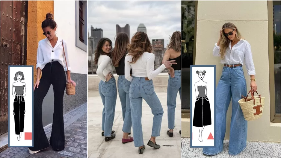 Conoce cuál es el modelo de jean que resalta tu tipo de figura. 