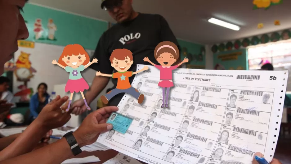 Reniec explica por qué algunos fotos de niños aparecieron en el padrón electoral