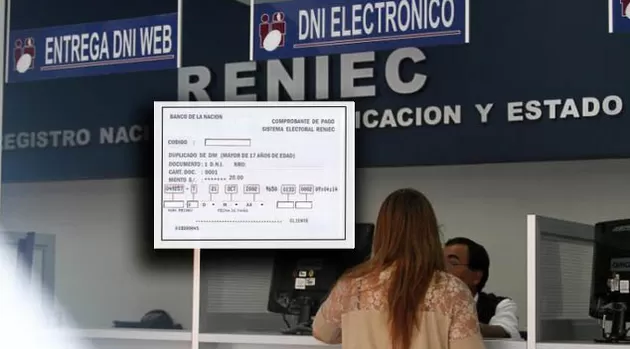 Reniec: ¿Qué hacer si perdiste el voucher de pago del DNI?