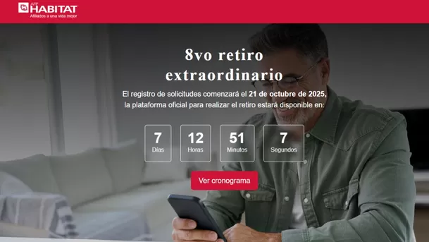 Retiro de AFP Habitat 2025.