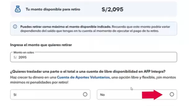 Registro de solicitudes de retiro AFP. Registro de solicitudes de retiro AFP.