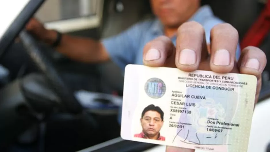 El brevete es uno de los documentos más importantes para la gente que tiene auto