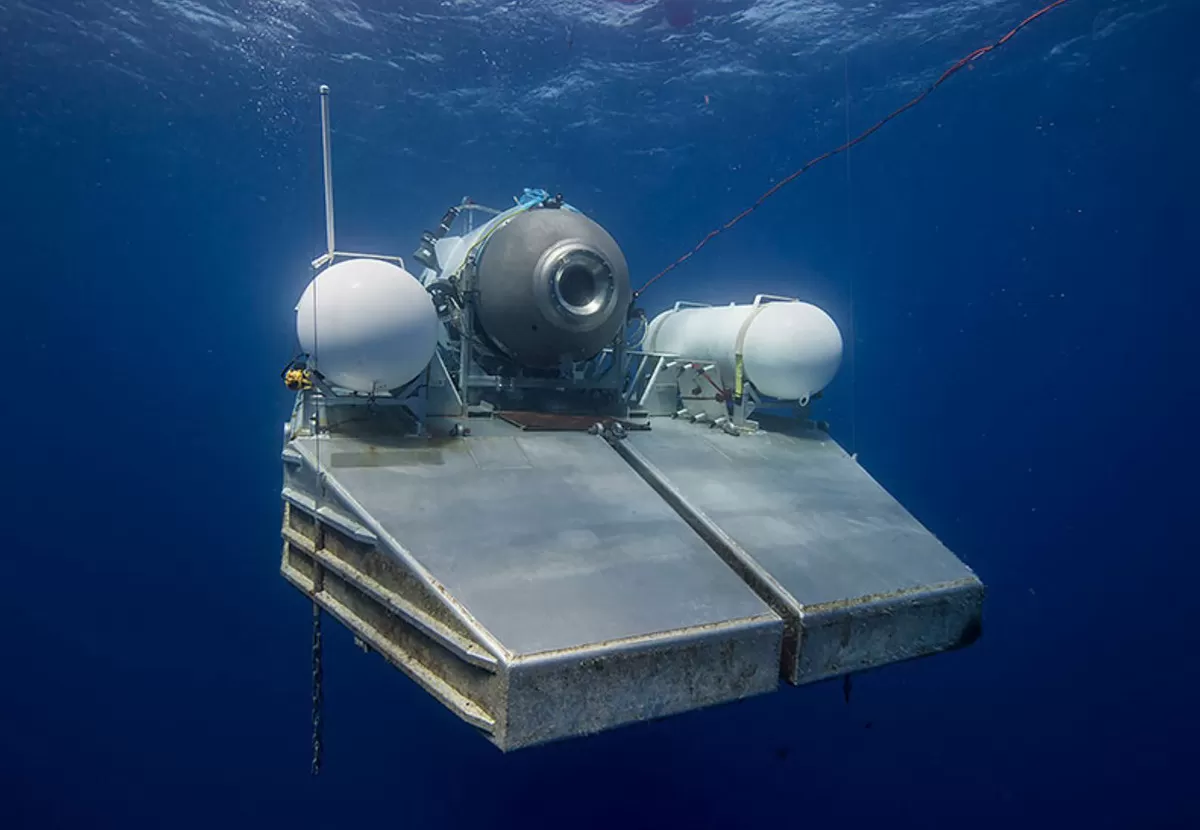 OceanGate es una empresa de investigación y exploración submarina. El sumergible Titán es una de sus creaciones. (Foto: AFP)