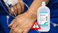 ¿A qué laboratorio pertenece y cuál es el lote de suero fisiológico en investigación?