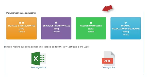 Ver gastos deducibles SUNAT. (Captura: UtileInteresante.pe)