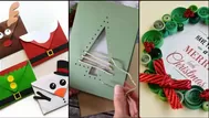 5 ideas tarjetas navideñas creativas y hechas a mano