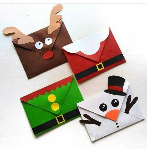 Sobres para tarjetas de Navidad. (Fotos: El Mueble)