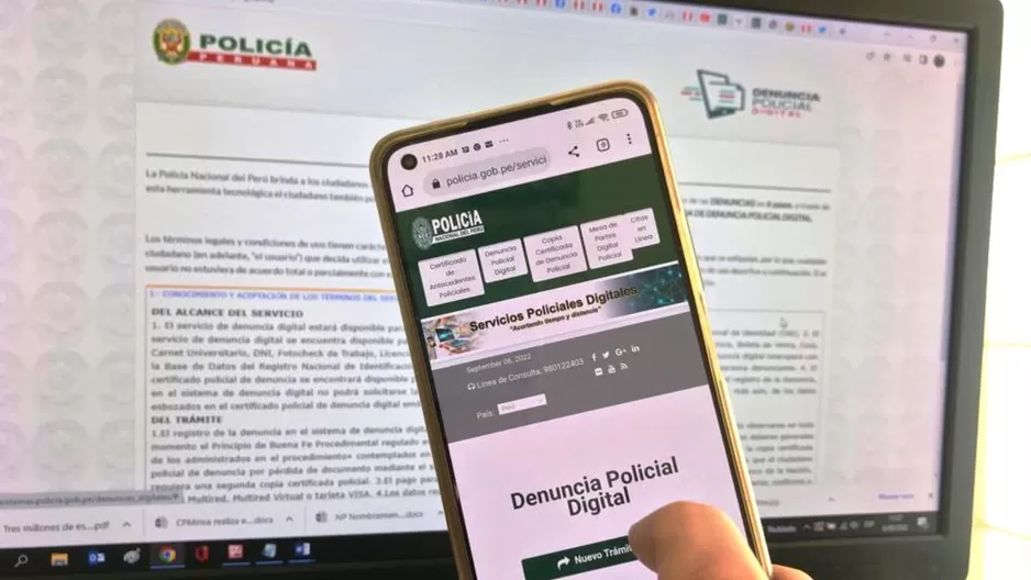 ¿Cómo hacer una denuncia digital por robo de celular? (Foto: Andina)