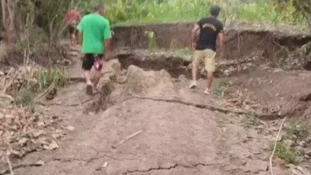 Se trata de un fenómeno de desplazamiento de masa provocado por las lluvias. (Foto: Andina)
