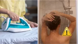 ¿Por qué siento calambres o contracturas después de planchar y luego bañarme?