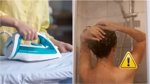 ¿Por qué siento calambres o contracturas después de planchar y luego bañarme?
