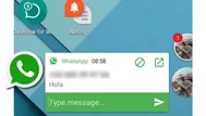 Cómo tener las burbujas de Facebook Messenger en WhatsApp