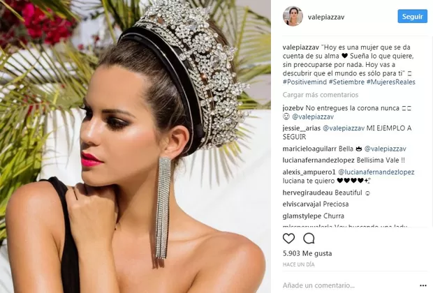 Valeria Piazza deslumbra con foto en Instagram y esto le pide un fan