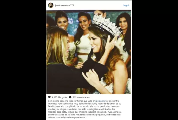 Valeria Piazza se encuentra internada en una clínica muy delicada de salud