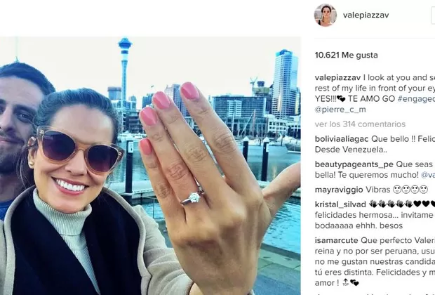 Valeria Piazza: su novio le propuso matrimonio tras Miss Universo