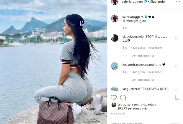 Valeria Roggero vuelve a lucir su figura en Brasil 