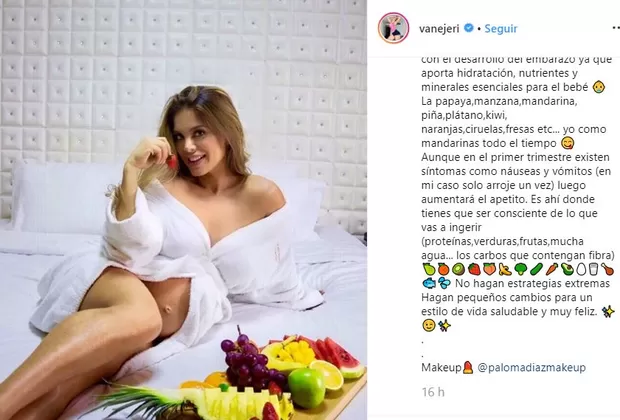 Vanessa Jerí embarazo