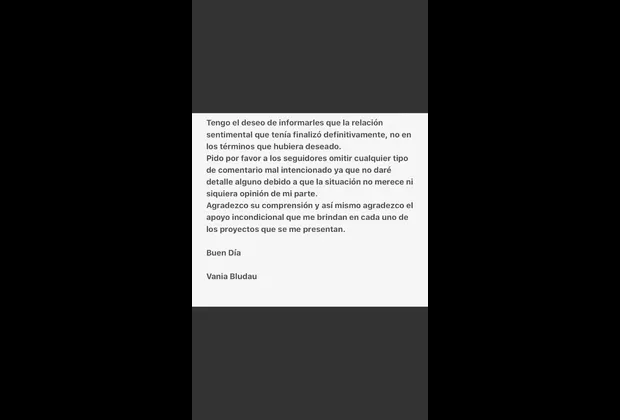 Vania Bludau y Frank Dello Russo terminaron definitivamente 