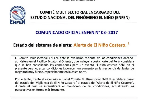 Verano 2017: Enfen alerta sobre la posible llegada del fenómeno El Niño