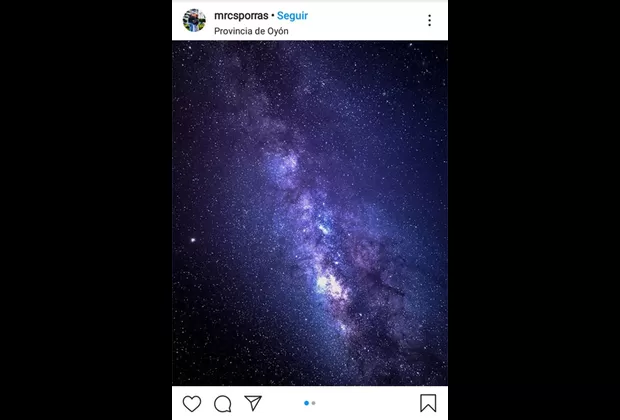 Imágenes: ¿cómo se vió la Vía Láctea en Perú?