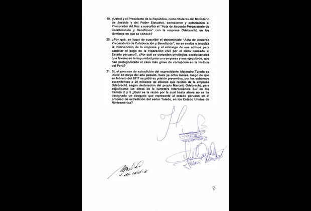 Vicente Zeballos: se suspende debate de interpelación y se reanudará este viernes