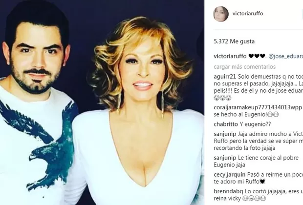 Victoria Ruffo borró a su ex Eugenio Derbez en foto de su hijo y causa polémica