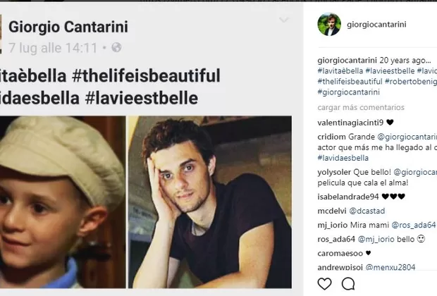 La vida es bella: mira cómo luce Josué, el niño de la cinta a 20 años del estreno