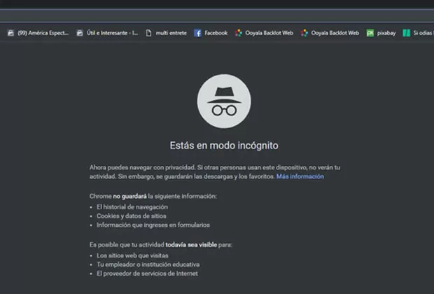 modo incognito